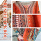 🌺V-nyakú boho mintás fodros ruha